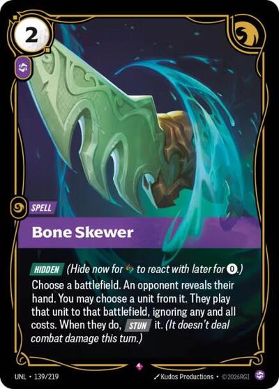 Bone Skewer - Front