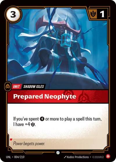 Prepared Neophyte - Front