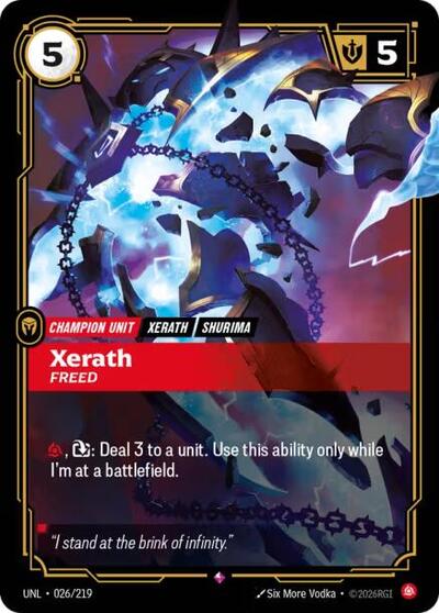 Xerath, Freed - Front