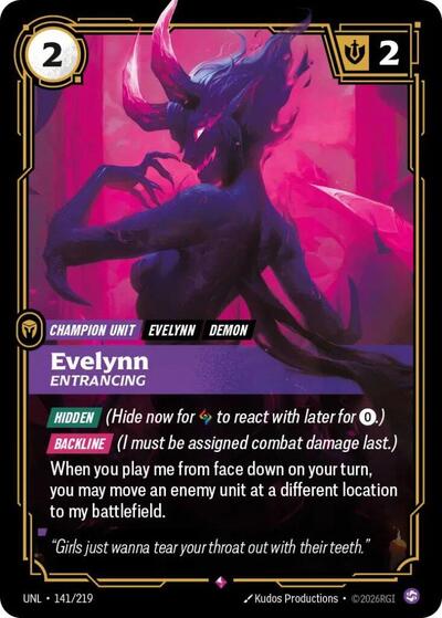 Evelynn, Entrancing - Front