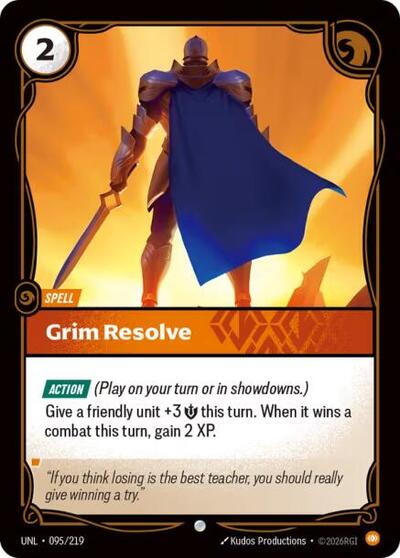 Grim Resolve - Front