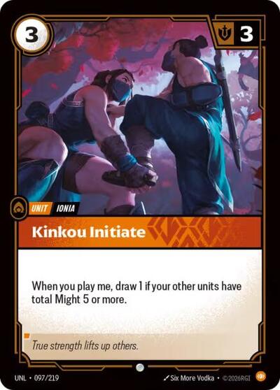 Kinkou Initiate - Front