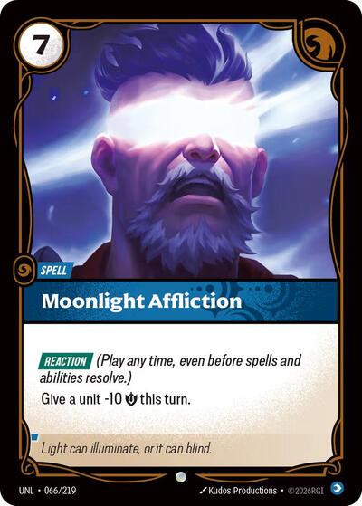Moonlight Affliction - Front