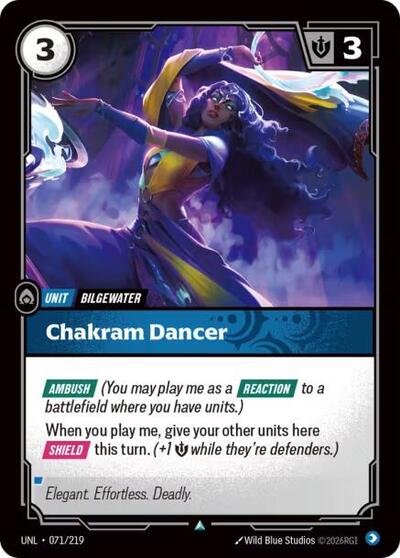 Chakram Dancer - Front