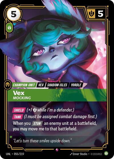 Vex, Mocking - Front