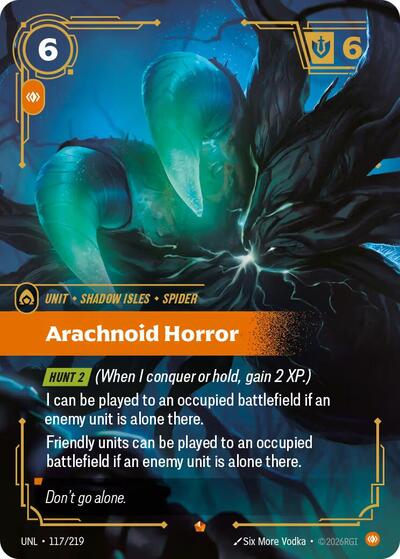 Arachnoid Horror - Front