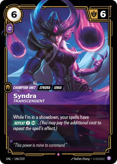 Syndra, Transcendent - Front