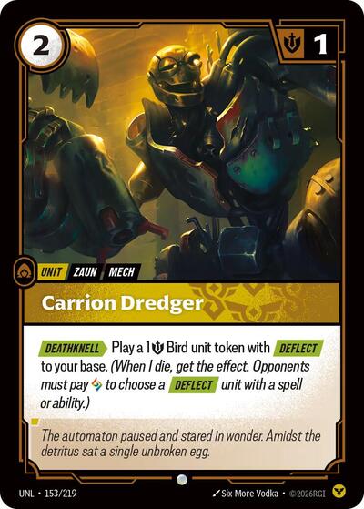 Carrion Dredger - Front
