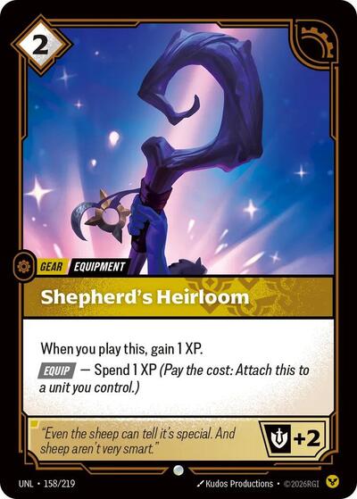 Shepherd's Heirloom - Front