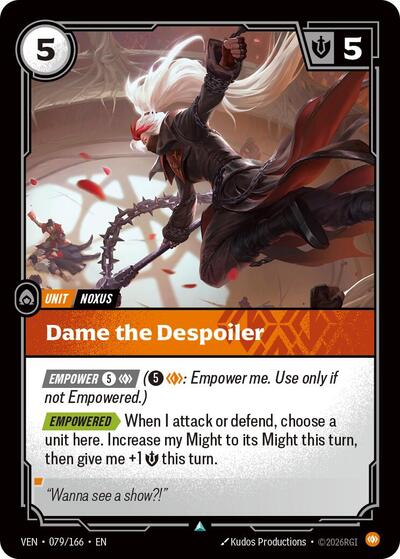Dame the Despoiler - Front
