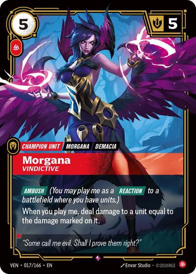 Morgana, Vindictive - Front