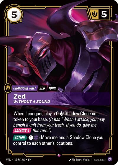 Zed, Without a Sound - Front