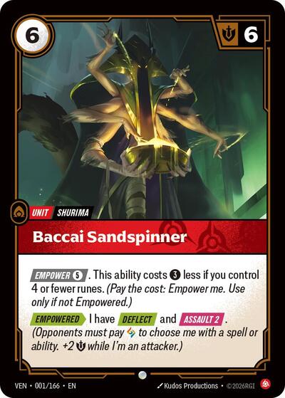 Baccai Sandspinner - Front