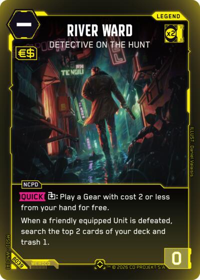 River Ward - Detective on the Hunt (Rare) - Front