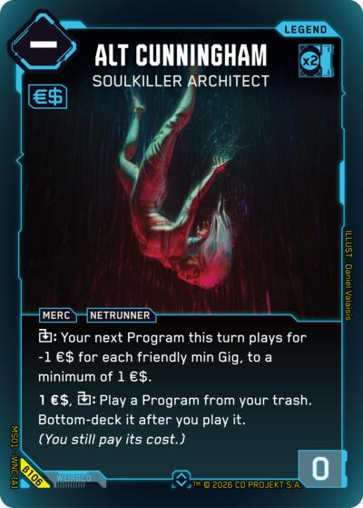 Alt Cunningham - Soulkiller Architect (Rare) - Front