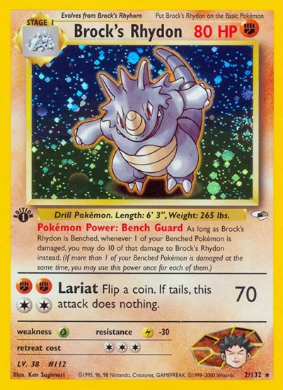 Brock's Rhydon - Front