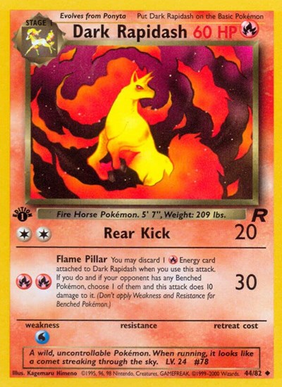 Dark Rapidash - Front