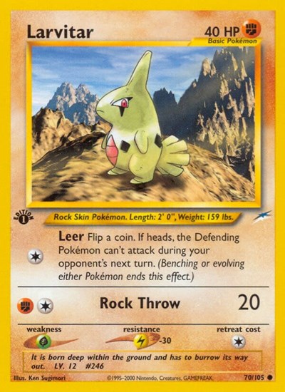 Larvitar - Front