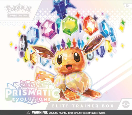 Pokémon TCG Scarlet & Violet 8.5 Prismatic Evolutions Elite Trainer Box