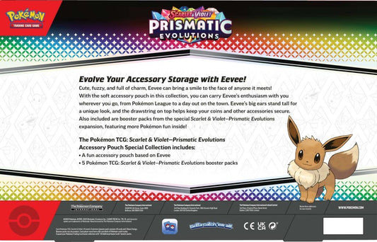 Pokémon TCG Scarlet & Violet 8.5 Prismatic Evolutions Accessory Pouch