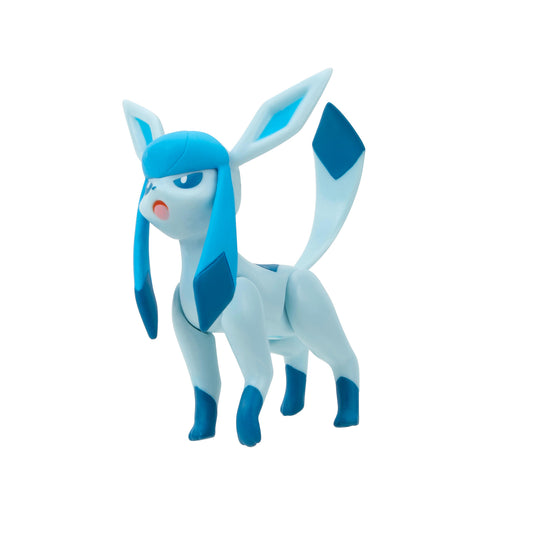 Pokémon Glaceon Battle Figure Pack – Ice Type Pokémon Figure (3")