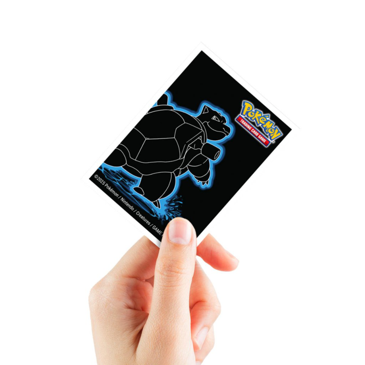 Pokemon Neon Kanto 105ct APEX Deck Protector Sleeves Blastoise