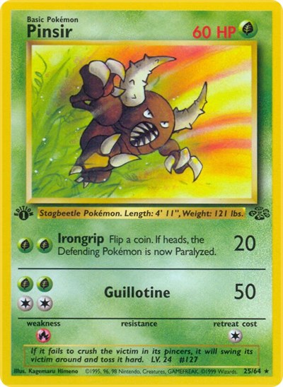 Pinsir (25) - Front