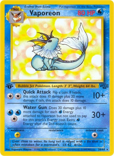 Vaporeon (28) - Front