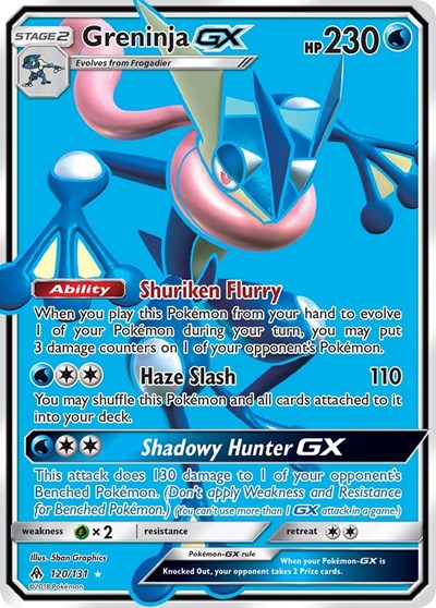 Greninja GX (Full Art) - Front