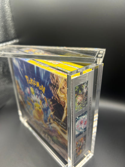 Booster Box Acrylic Display Case For Pokémon TCG Japanese Regular Set