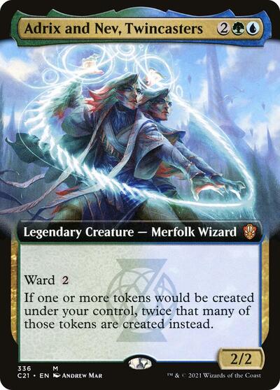 Adrix and Nev, Twincasters (Extended Art) - Front