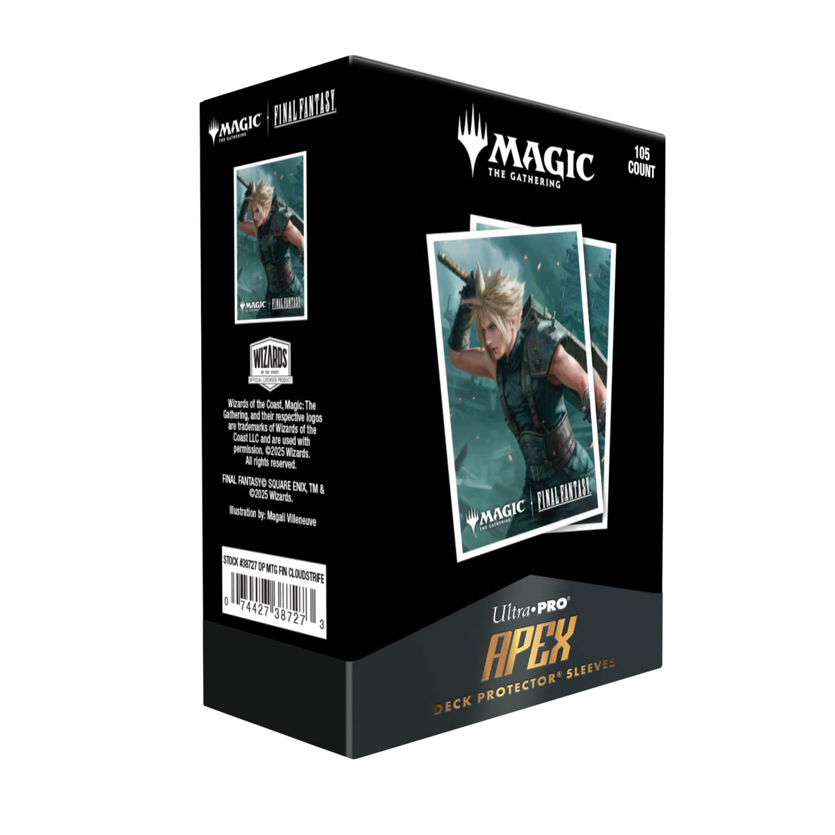Ultra Pro: Magic the Gathering - FINAL FANTASY Cloud Limit break 105ct Apex Deck Protector sleeves for MtG
