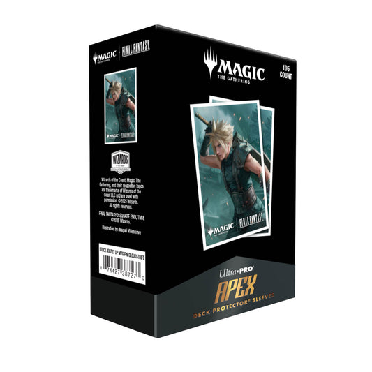 Ultra Pro: Magic the Gathering - FINAL FANTASY Cloud Limit break 105ct Apex Deck Protector sleeves for MtG