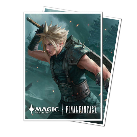 Ultra Pro: Magic the Gathering - FINAL FANTASY Cloud Limit break 105ct Apex Deck Protector sleeves for MtG