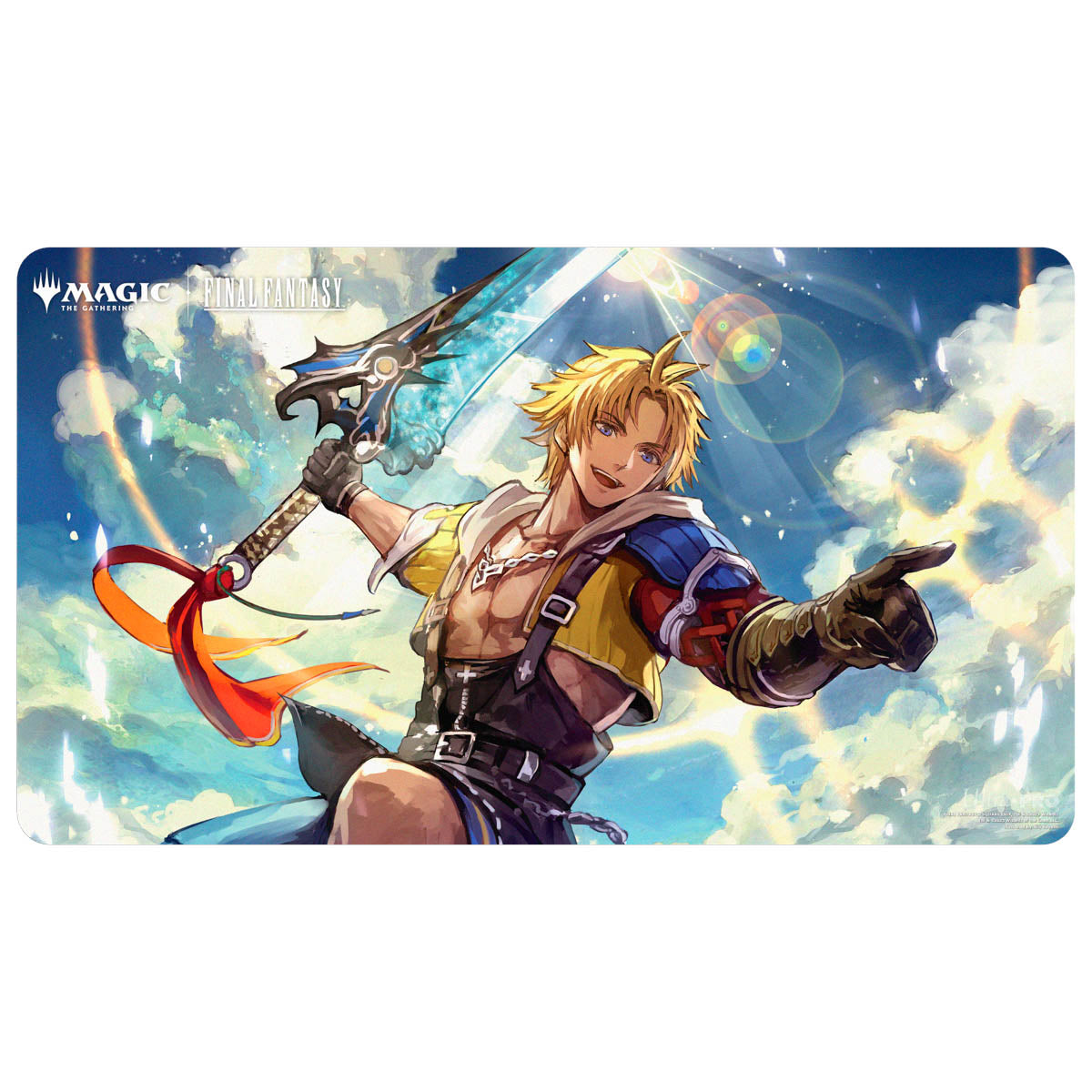 Ultra Pro: UP38743 Magic the Gathering - FINAL FANTASY - Commander Tidus, Yuna's Guardian - Playmat Commander D for MtG