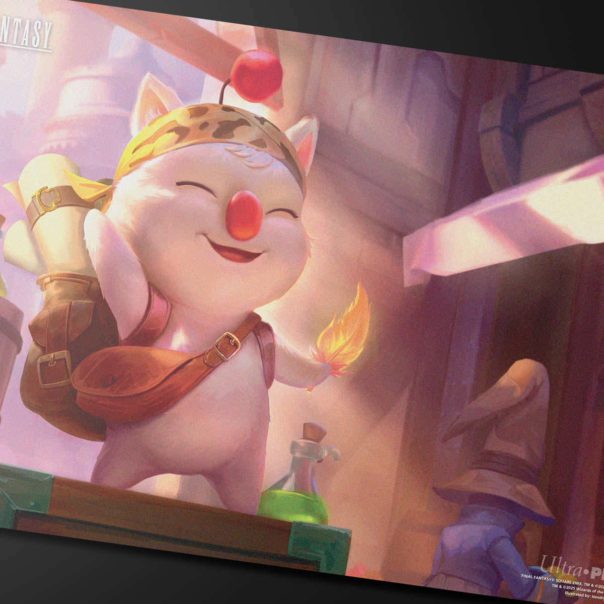 Ultra Pro: UP38744 Magic the Gathering - FINAL FANTASY - Stiltzkin, Moogle Merchant - Playmat for MtG