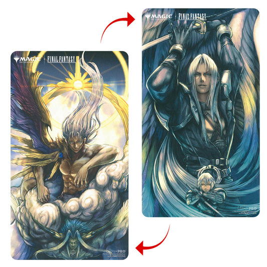Ultra Pro: UP38757 Magic the Gathering - FINAL FANTASY - Sephiroth, Fabled SOLDIER - Double Sided Playmat for MtG