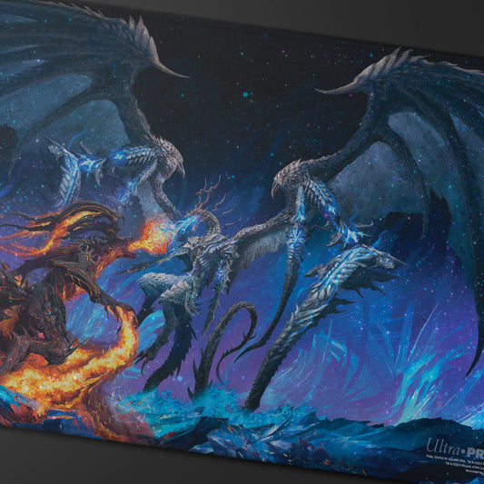 Ultra Pro: UP38758 Magic the Gathering - FINAL FANTASY - Bahamut and Ifrit Holofoil - Playmat for MtG