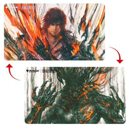 Ultra Pro: UP38759 Magic the Gathering - FINAL FANTASY - Premium Clive, Ifrit's Dominant -Double Sided Playmat Premium S for MtG