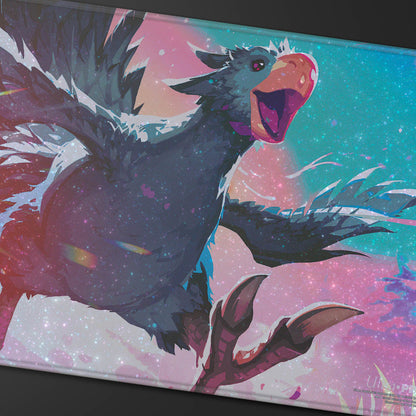 Ultra Pro: UP38762 Magic the Gathering - FINAL FANTASY - Premium Black Traveling Chocobo - Holofoil Playmat Premium V for MtG