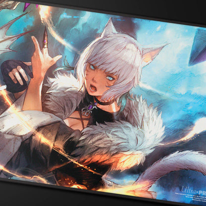 Ultra Pro: UP38766 Magic the Gathering - FINAL FANTASY - Premium Y'shtola Rhul - Black Stitched Playmat Premium Z for MtG