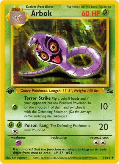 Arbok - Front