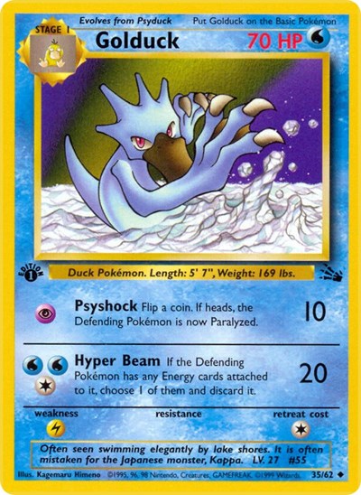 Golduck - Front