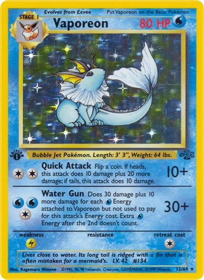 Vaporeon (12) - Front
