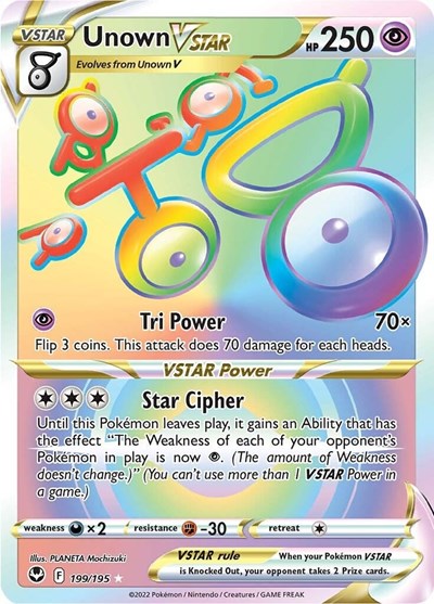 Unown VSTAR (Secret) - Front