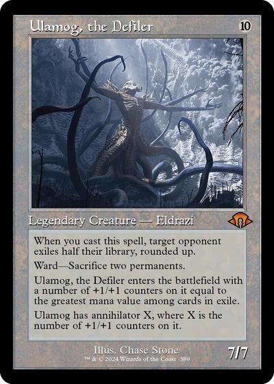 Ulamog, the Defiler (Retro Frame) - Front