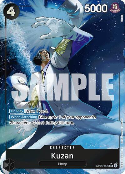 Kuzan (OP02-096) (Alternate Art) - Front