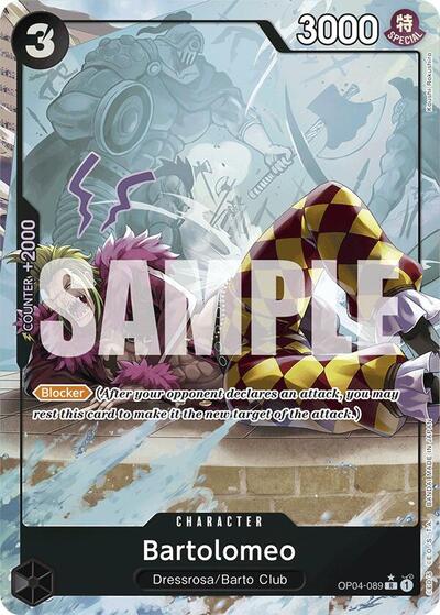 Bartolomeo (OP04-089) (Full Art) - Front