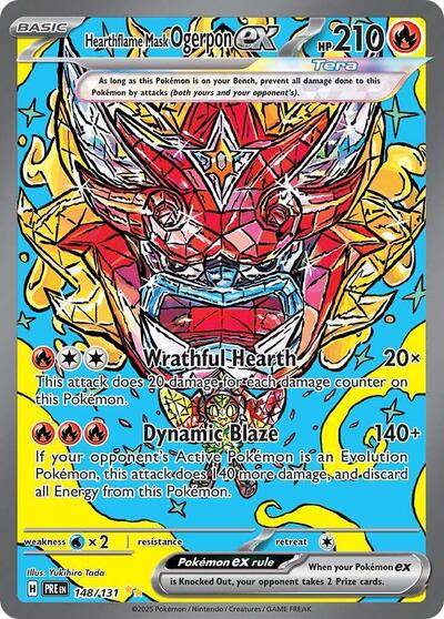 Hearthflame Mask Ogerpon ex - 148/131 - Front