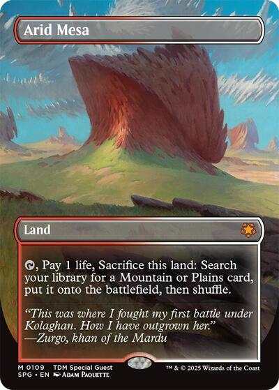 Arid Mesa (Borderless) - Front